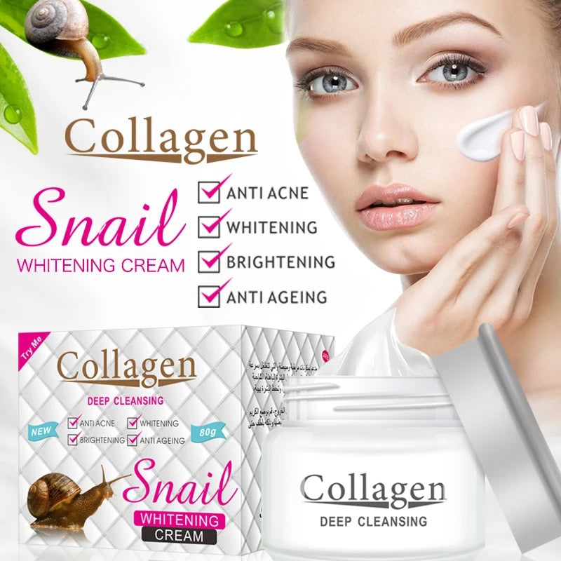 Collagen Snail face whitening cream